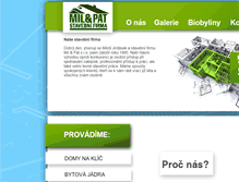 Tablet Screenshot of mil-pat.cz
